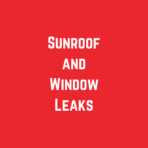 DIY Sunroof and Window Repair